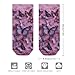 HMNBCD Ankle Socks All Butterflies Are on Purple Background Socks for Women Men Athletic Cotton Sock Moisture-Wicking Sock for Running Sports Warm Stockings