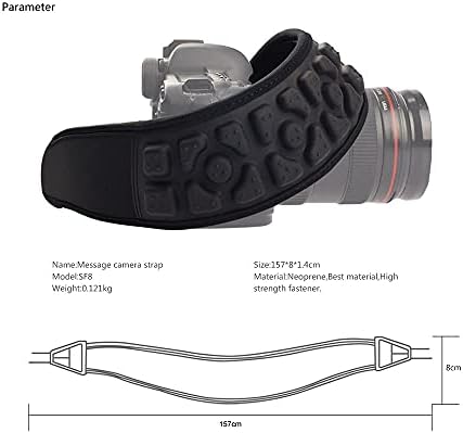 LENSGO SF8 Camera Neck Shoulder Strap Adjustable for Canon Nikon Sony DSLR 1