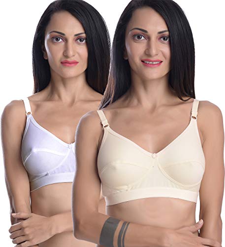 Image of FIMS - Fashion is my style Women's Cotton Non-Padded Wire Free Push-Up Bra