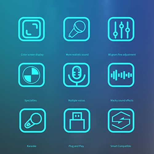 Image of Mini Voice Changer - 4 Sound Modes /500mAh Type C Charging Compact Sound Changer, Real Time Call Voice Changer Device Including Pro K Song Mode for Live Streaming