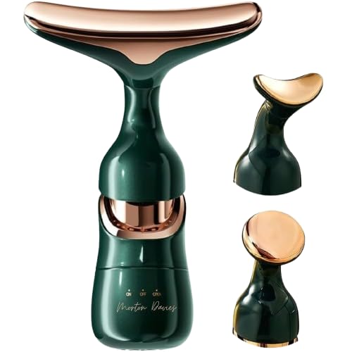 Evilia Ecom Face Slimming and uplift wand, 3-in-1 Beauty Massager for Face and Neck, Facial Massager for Skin Care, Thermal and Vibration Technologies for Skin Care Improve Glowing Skin, Smooth and Tightening Skin