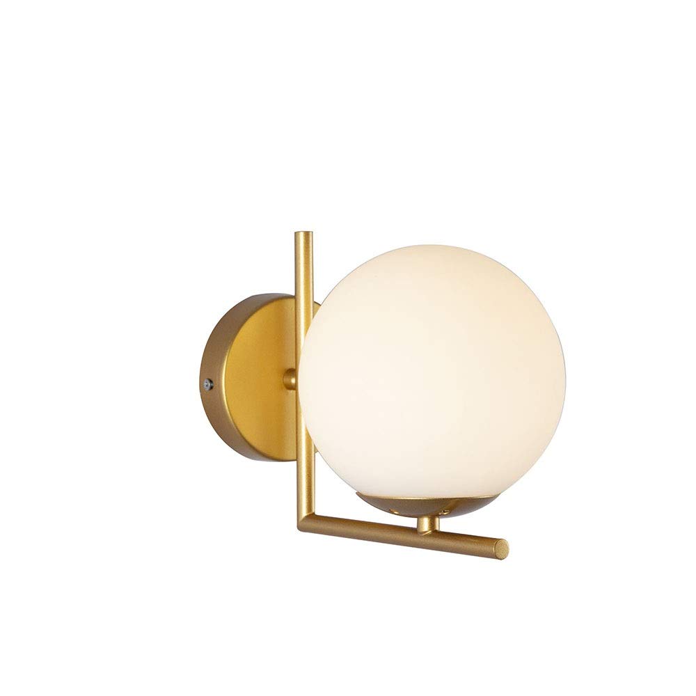 Lumière murale en bois vintage et verre de haute qualité salon