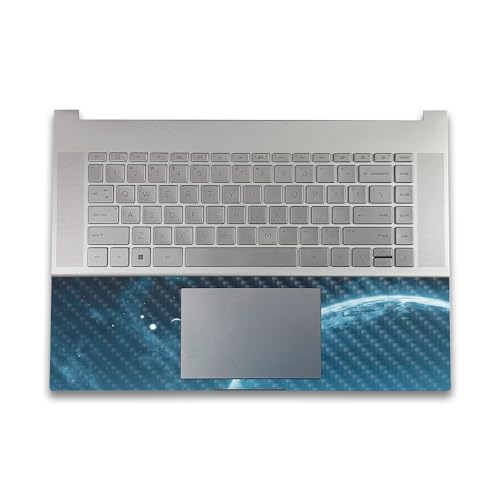 Image of Carbon Fiber Gaming Skin Compatible with HP Envy x360 16 inch (2023) - Outer Space - Premium 3M Vinyl Protective Wrap Decal Cover - Easy to Apply | Crafted in The USA by MightySkins
