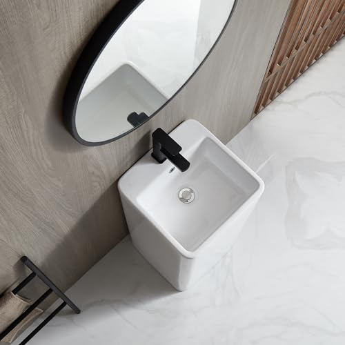 Eridanus Vitreous Ceramic One Piece Pedestal Sink thumb #7