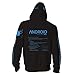 WKDFOREVER 3D Detroit Fashion Cosplay Hoodie Jacket Costume (Large, Zipper Black-Blue)