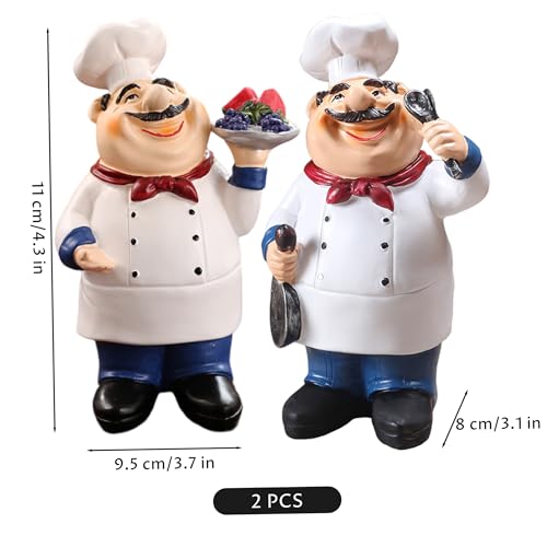 Ensemble statues dessin animé en résine durable pour restaurant