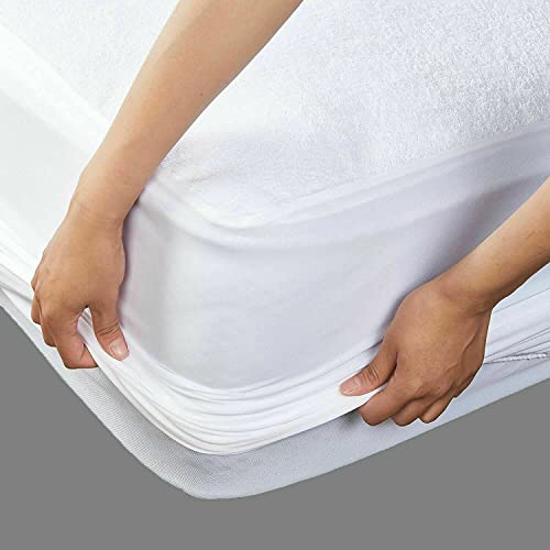 New Waterproof Terry Towelling Mattress Protectors Hypo-Alle