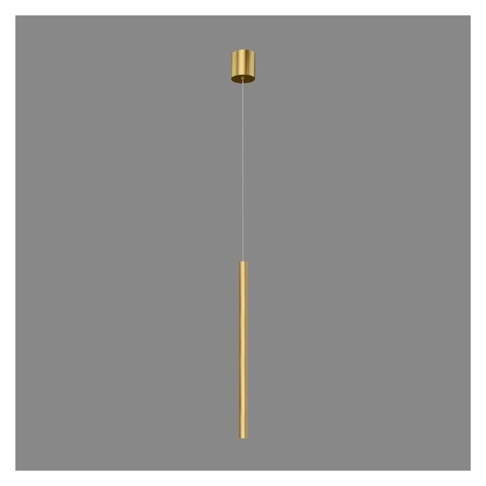 Suspension fil or minimaliste et lustre LED haut de gamme pour décoration murale