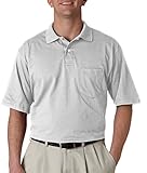 Jerzees Men's Clean Finished Pocket Polo Sport Jersey