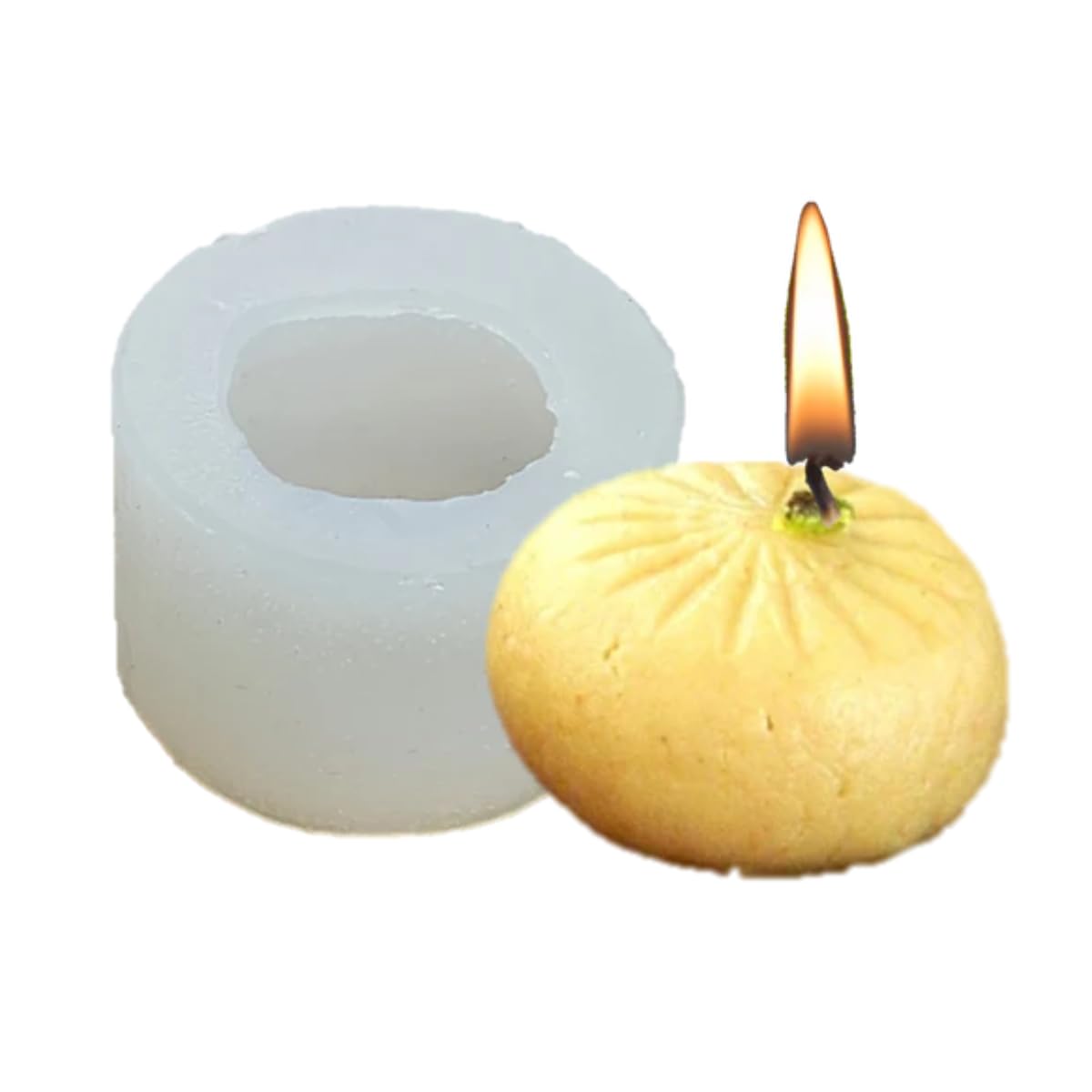 Silicone Malai Peda Diwali Candle Mold for Making Soy Wax Candles Diwali Party Festival Home Decoration Mithai Jalebi Gujiya Indian Sweets Diya Candle Wax Waxmelts Party Chocolate Cake Festive Gifts-image-37