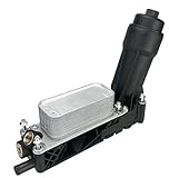 Engine Oil Cooler Filter Assembly | V6 3.6L | 5184294AE for 2011-2013 Dodge Chrysler Jeep | 200 300 Town & Country Avenger Challenger Charger Durango Grand Caravan Journey Grand Cherokee Wrangler RAM