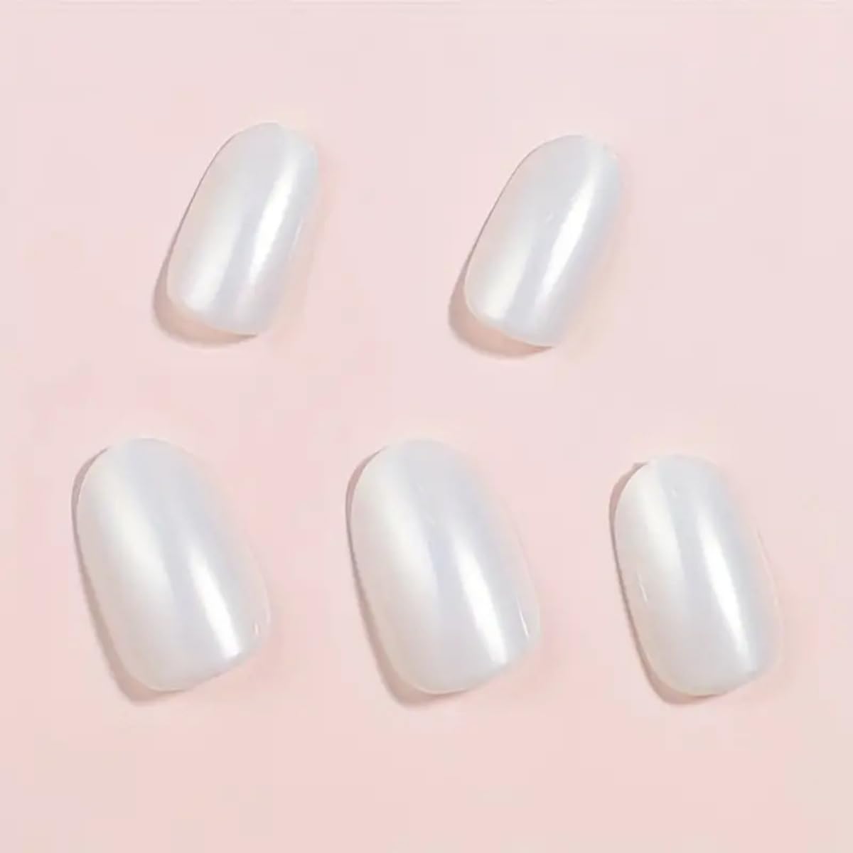 White Pearl chrom proszek do paznokci, efekt perłowy, błyszczący puder do paznokci, Nail Art Chrome Nail Powder