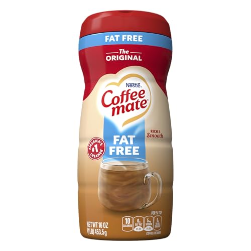Coffee Mate en Polvo, Sin grasas, 453 g.