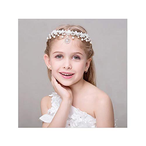 IYOU Principessa Bianca Fiore Copricapo Perla