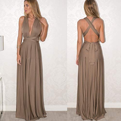Image of Women Transformer Multi Way Bandage Dress Convertible Bridesmaid Gown