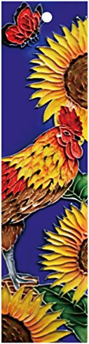 Sunflower 5 - Decorative Ceramic Art Tile - House Number - 2"X8.5" En Vogue #TOP5