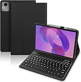 Keyboard Case for Lenovo Idea Tab 11 2025, UK layout Case with Keyboard for Lenovo Idea Tablet 11 2025 11 inch (TB-336ZU/TB-336FU), Slim Smart Cover with Detachable Keyboard and Pen Holder (Black)