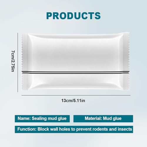 2024 Premium New Type Waterproof Sealant Mastic, Super Diamond Mending Mud Seal para conexión de desagüe, sellador impermeable para reparación de paredes, arcilla para reparacion de aire acondicionado y agujeros en paredes (18 piezas) miniatura 2