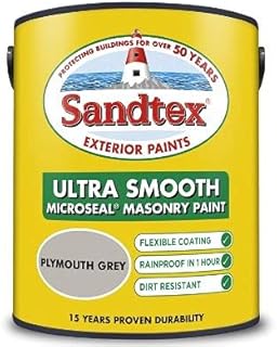 Sandtex Smooth Masonry 5L Plymouth Grey