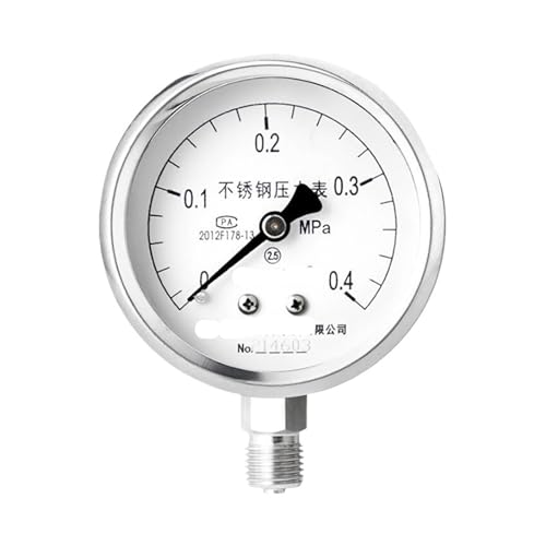 Manomètre en acier inoxydable Y-60BF cadran haute précision thermique M14*1.5