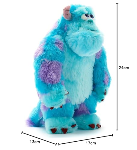 Disney Store Official Sulley Small Soft Toy, Monsters, Inc., 24cm/9”, Plush Character Figure with Felt Claws and Padded Horns, Suitable for Ages 0+ - Image 5