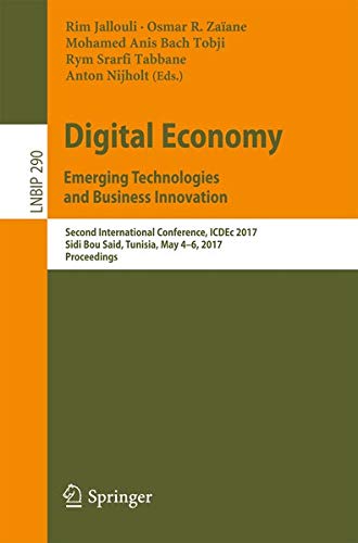 Buy Digital Economy. Emerging Technologies and Business Innovation — BookShops.in
