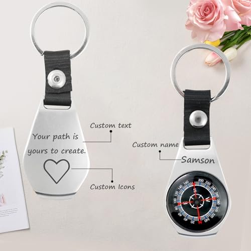 Brújula de Bolsillo Personalizable de Latón miniatura 2