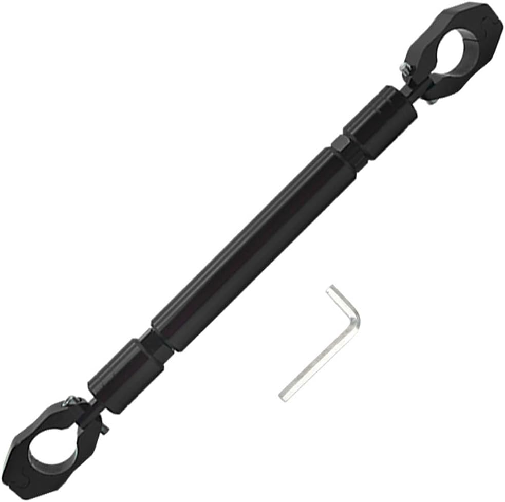 Motorcycle Balance Bar, 22mm Aluminum Alloy Motorbike Balance Handlebar Cross Bar, Universal Motorbike Accessories (Black)
