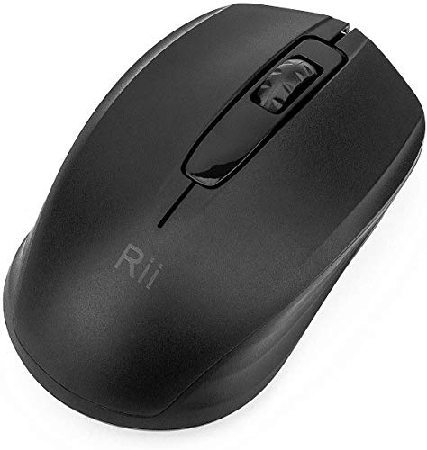 Image of Rii 10-Pack Wireless Mouse,2.4G Portable Computer Mice for PC, Laptop, Windows,Office Included Wireless USB dongle (Black)