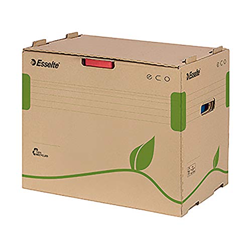 Esselte 30.5 x 42.7 x 34.3 cm Eco Storage and Transportation Box for Binders, Brown