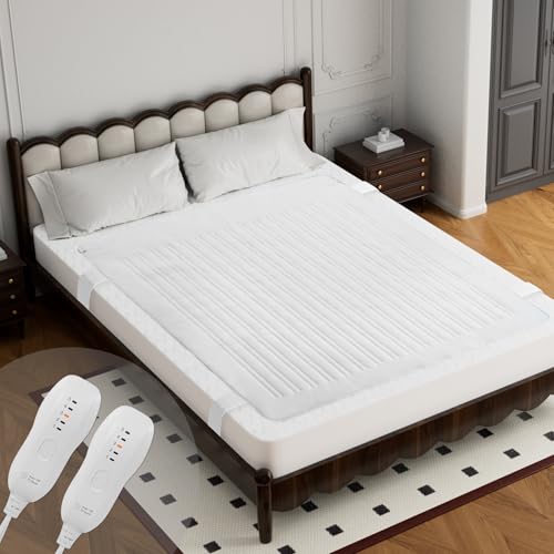 GOTCOZY Manta eléctrica 150x80cm - Manta eléctrica con Apagado automático Temporizador de 10 Horas y 5 Niveles de Calor Protección contra sobrecalentamiento Lavable a máquina