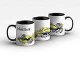 michael schumacher benetton ford b193  gasoline.gallery Formel 1 Tasse - Michael Schumacher - Benetton - 1991 Silhouette Kaffeebecher Schwarz
