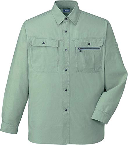 自重堂 JICHODO 長袖シャツ 45604 アースグリーン Mサイズ