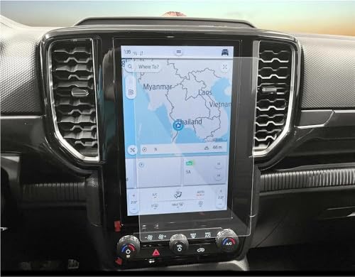 Verre trempé Ford Ranger 2024 protégez votre écran GPS en voyage et raid
