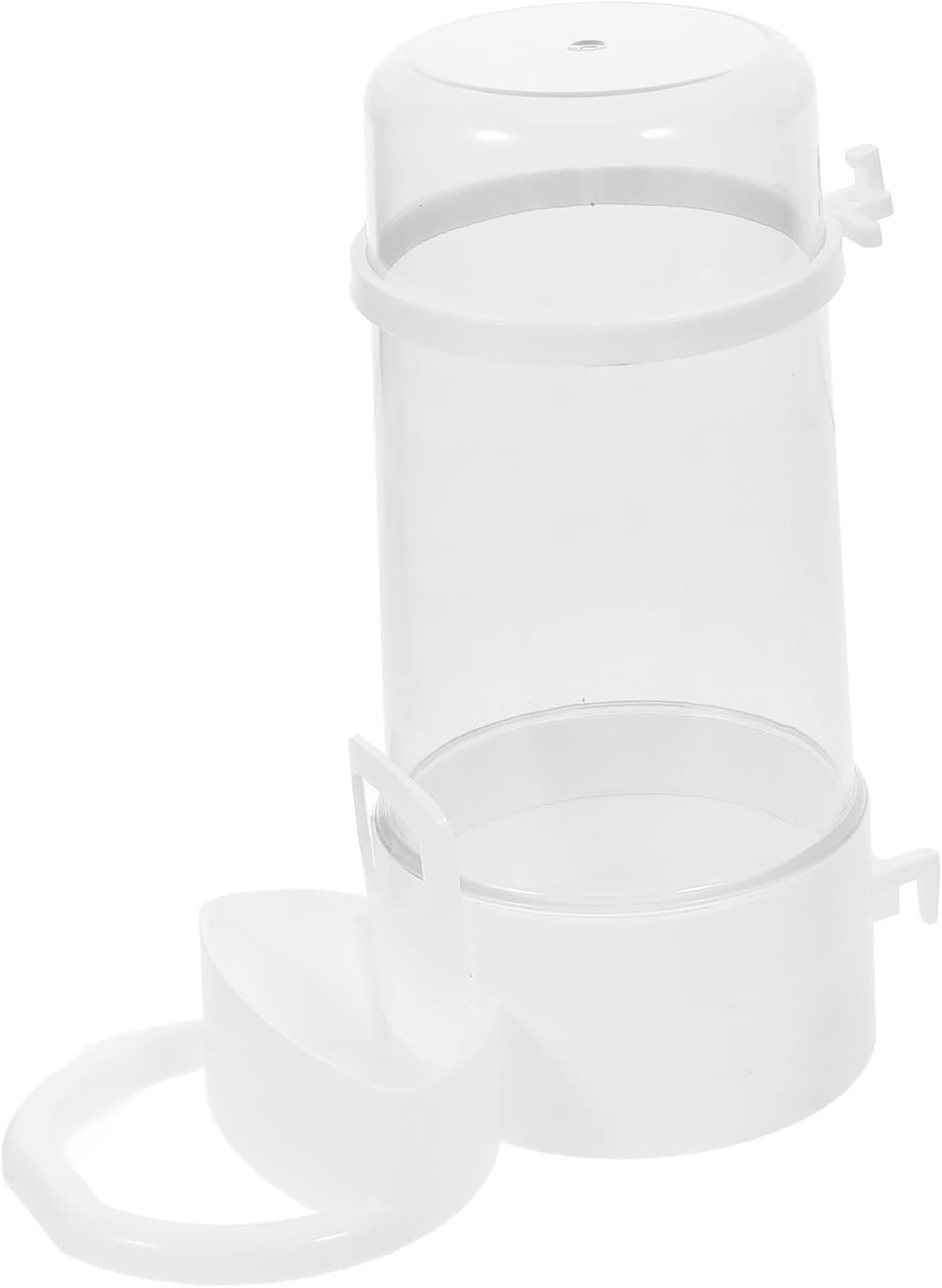 Parakeet Automatic Water Dispenser 480ml Abs Bird Cage Bottle | White Finish, Cockatiel and Lovebirds Fit, No Mess Design, Large Capacity, Easy Installation, Versatile Compatibility