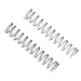 20PCS 304 Stainless Steel Compression Springs 1.2mmx10mmx50mm Springs Long Spring Connector