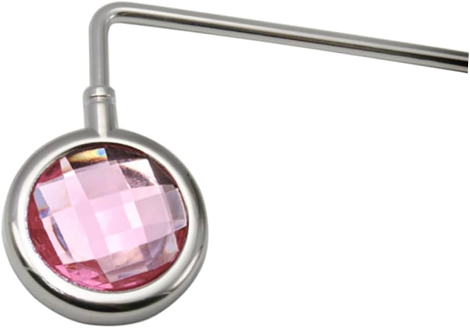2pcs Handbag Hooks for Table Alloy Purse Hangers Desktop Bag Hooks Pink Easy to Install Suitable for Home and Office Use
