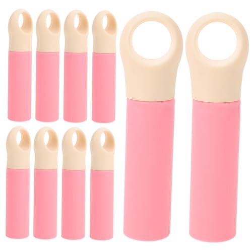 Cabilock 10pcs Nonslip Plastic Broom Rod Handles Mop Handle Replacement Parts Comfortable Grip for Effortless Cleaning Lightweight Design for Easy Use
