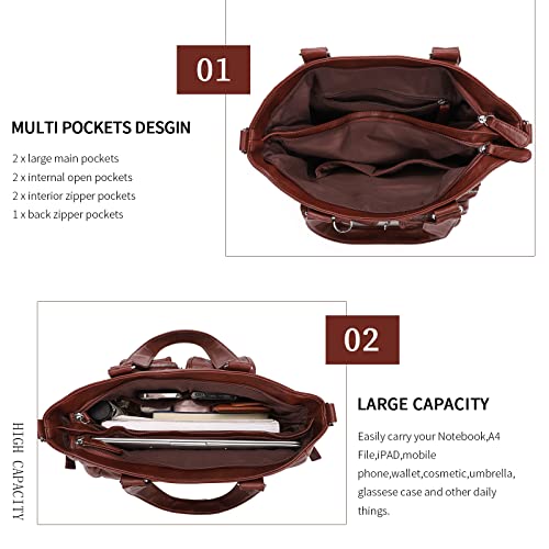 KL928 Large Purses for Women Shoulder Bag Tote Handbags Stylish Vegan Leather Hobo Bags Ladies, A-Black-44