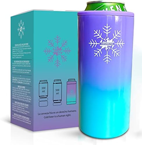 Bild 17 - BierKühler Qualitätskühler Thermos Getränkekühler Flaschenkühler für 330 ml 440 ml 500 ml Bier Dosen und Flaschen Original Geschenkt für Männer und Frauen