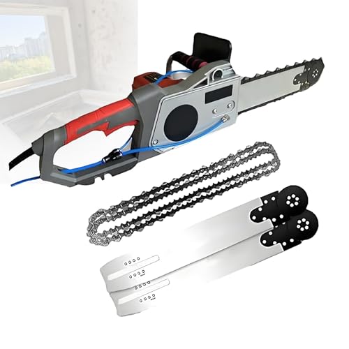 Motosega Elettrica Portatile A Catena Diamantata Per Il Taglio Di Mattoni E Muri In Cemento Armato, Ideale Per Progetti Di Costruzione E Demolizione 480mm