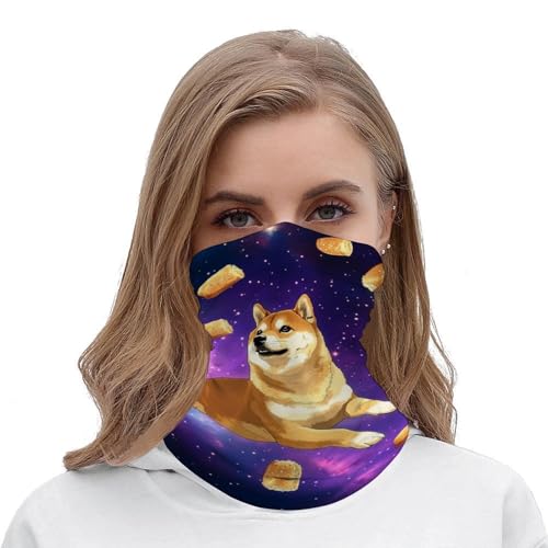 Mens Face Cover Scarf Moisture Wicking Quick Dry Neck Gaiter Seamless Outdoor Bandanas Balaclava for Riding