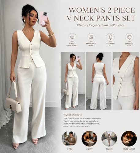 Conjunto de dos piezas para mujer que soluciona tu look de oficina elegante y cómodo 7