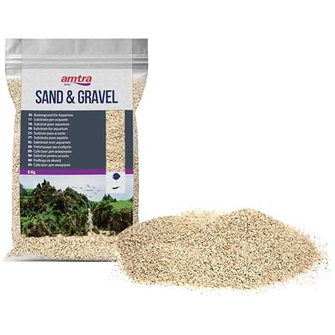Amtra Ivory White Quartz Aquarium Sand 5kg Cover