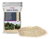 Amtra Ivory White Quartz - feinster weißer Quarz-Aquariensand, für Süß- oder Salzwasser, Körnung 0.8-1.2 mm, Menge 5 kg