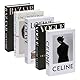 5 Stück Deko Bücher Set, Faltbare Dekobücher für Heimdekor, Buchattrappen Display, Gefälschte Bücher für Couchtisch, Bücherregal, Büro, Wohnkultur – Dekorative Bücher ohne Seiten, Mode Deko (B)