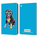 Head Case Designs sous Licence Officielle P.D. Moreno Chiot 1 Chiens Étui Portefeuille en Cuir Compatible avec Apple iPad Air 2 (2014)