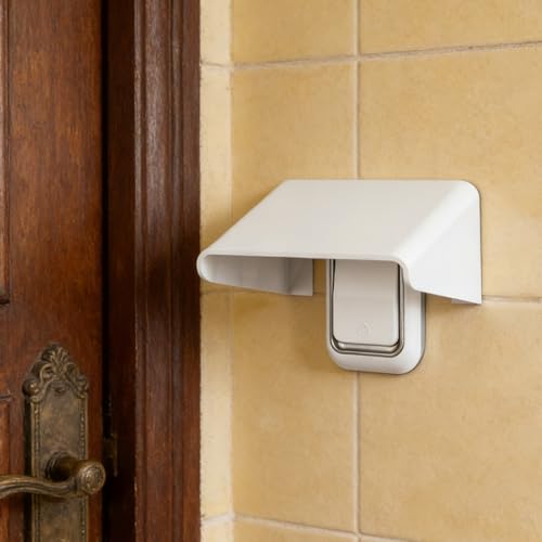 Cubierta de timbre impermeable con material PP resistente para lluvia exterior pack de 6 3
