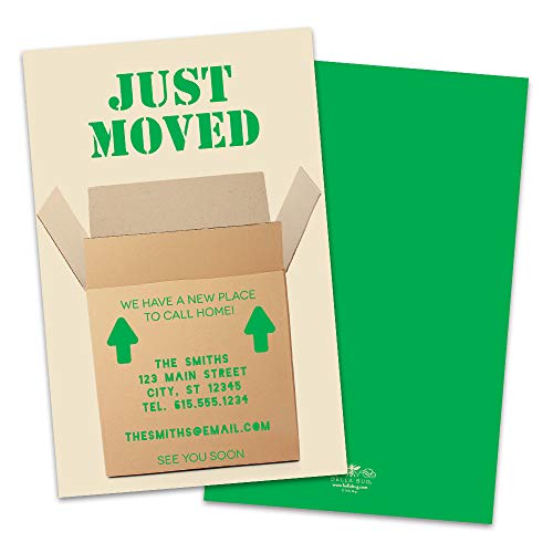 Unpacking Boxes Personalized Moving Announcement #TOP4