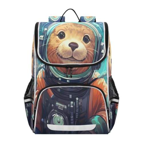 Sac à dos école motif espace pour la rentrée des classes primaire